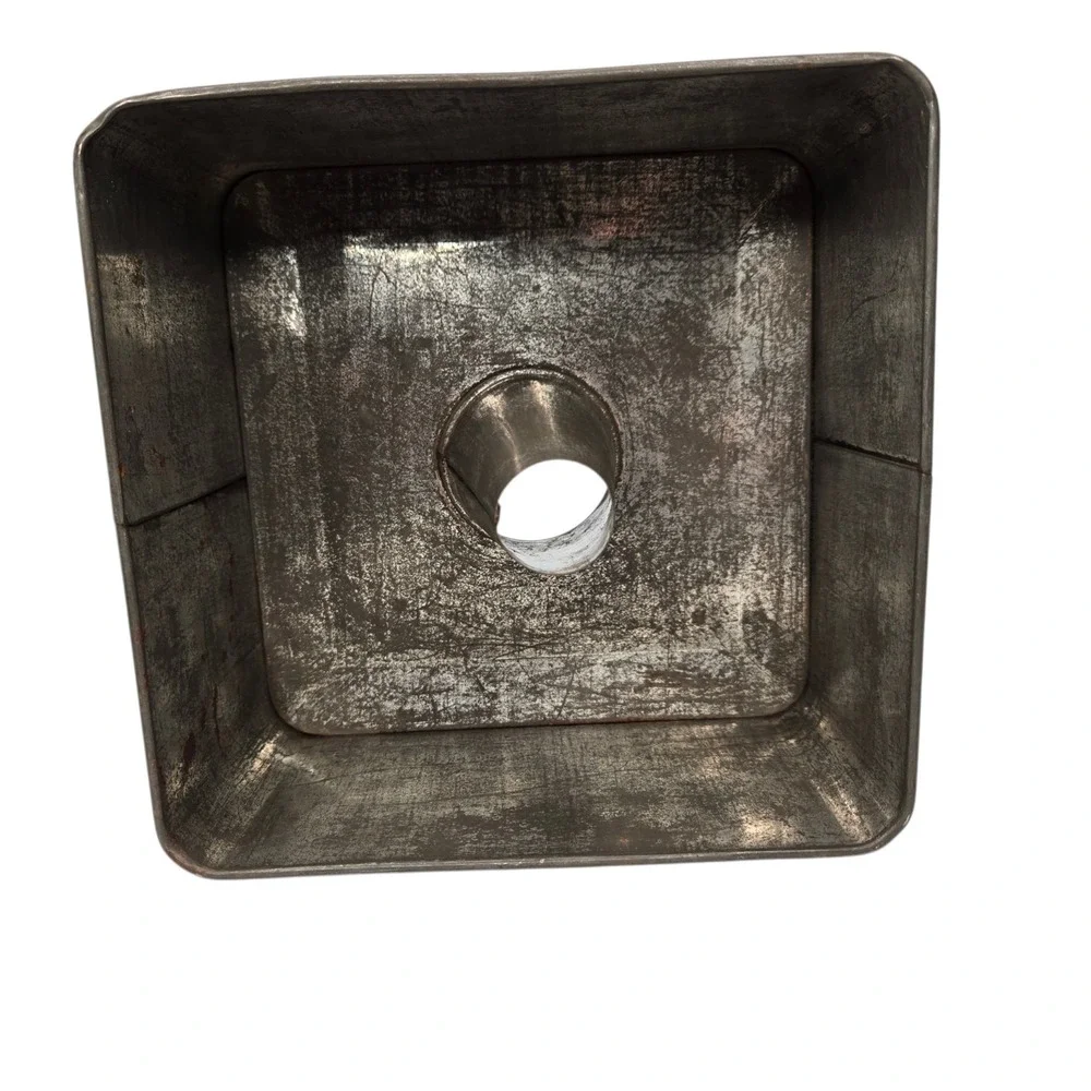 Vintage Square Tube Cake Pan 7.75